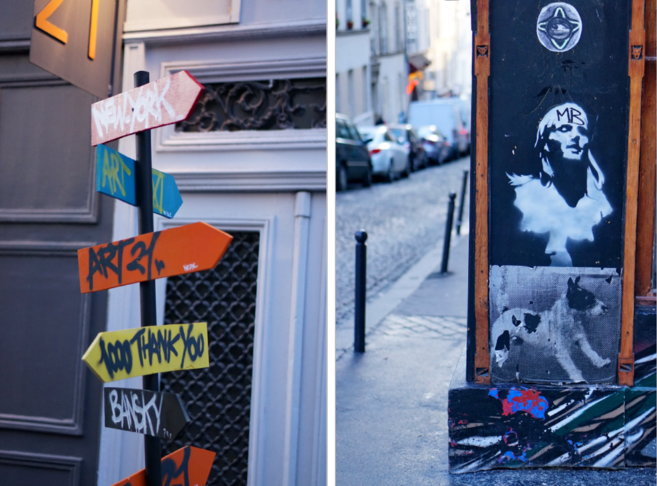 montmartre, street art montmatre, street art paris, paris