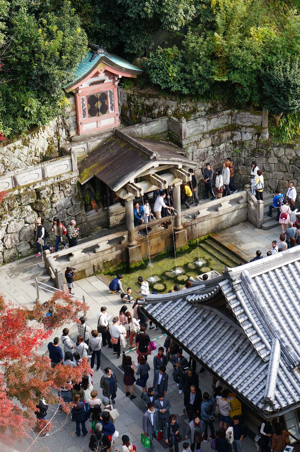 kiyomizu-temple, temple kiyomizu, kyoto, cascade otawa