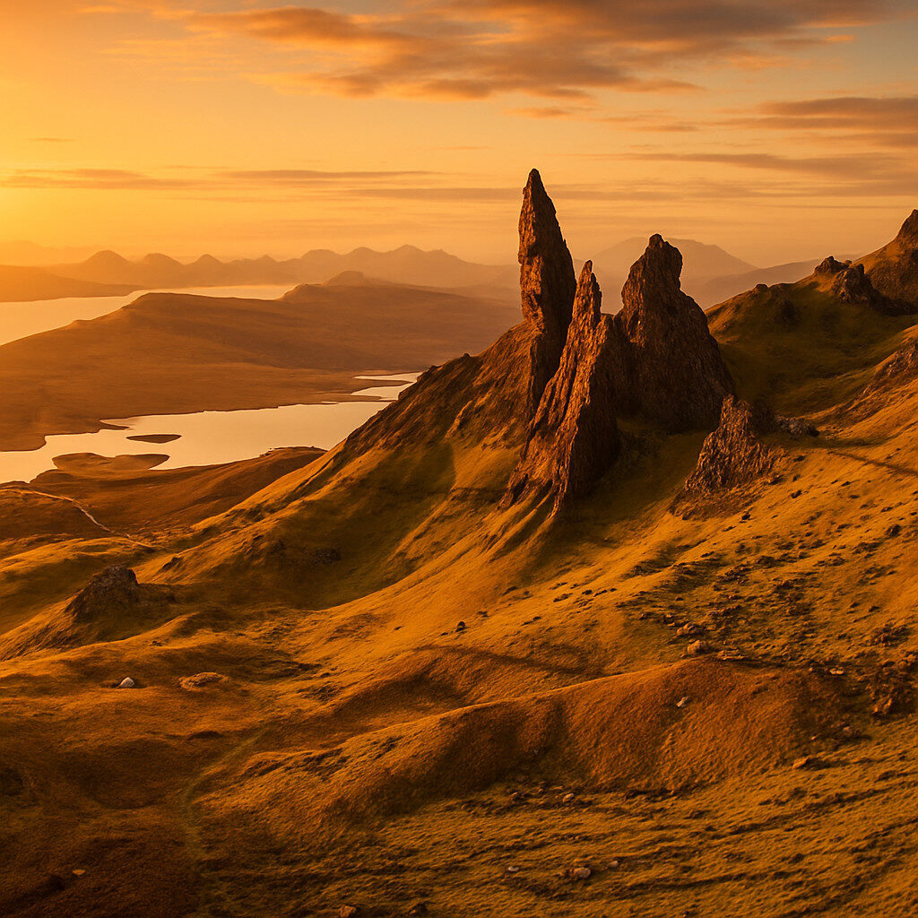 découvrez les magnifiques paysages de l'écosse avec une visite à the old man of storr, un chef-d'œuvre naturel, et explorez le charmant village de plockton, réputé pour sa beauté pittoresque et ses maisons de pêcheurs. une aventure inoubliable au cœur des highlands écossais vous attend!
