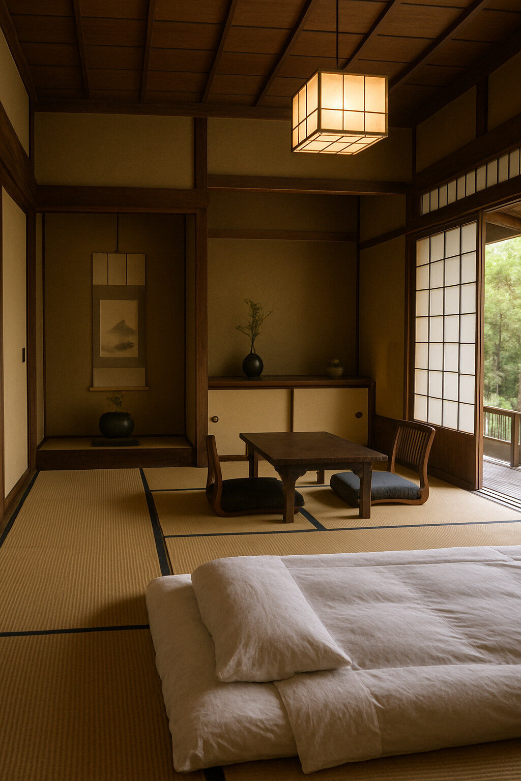 découvrez l'art du repos au japon en séjournant dans un ryokan traditionnel. plongez dans une expérience inoubliable alliant confort, sérénité et authenticité, tout en savourant des repas kaiseki exquis dans un cadre enchanteur.