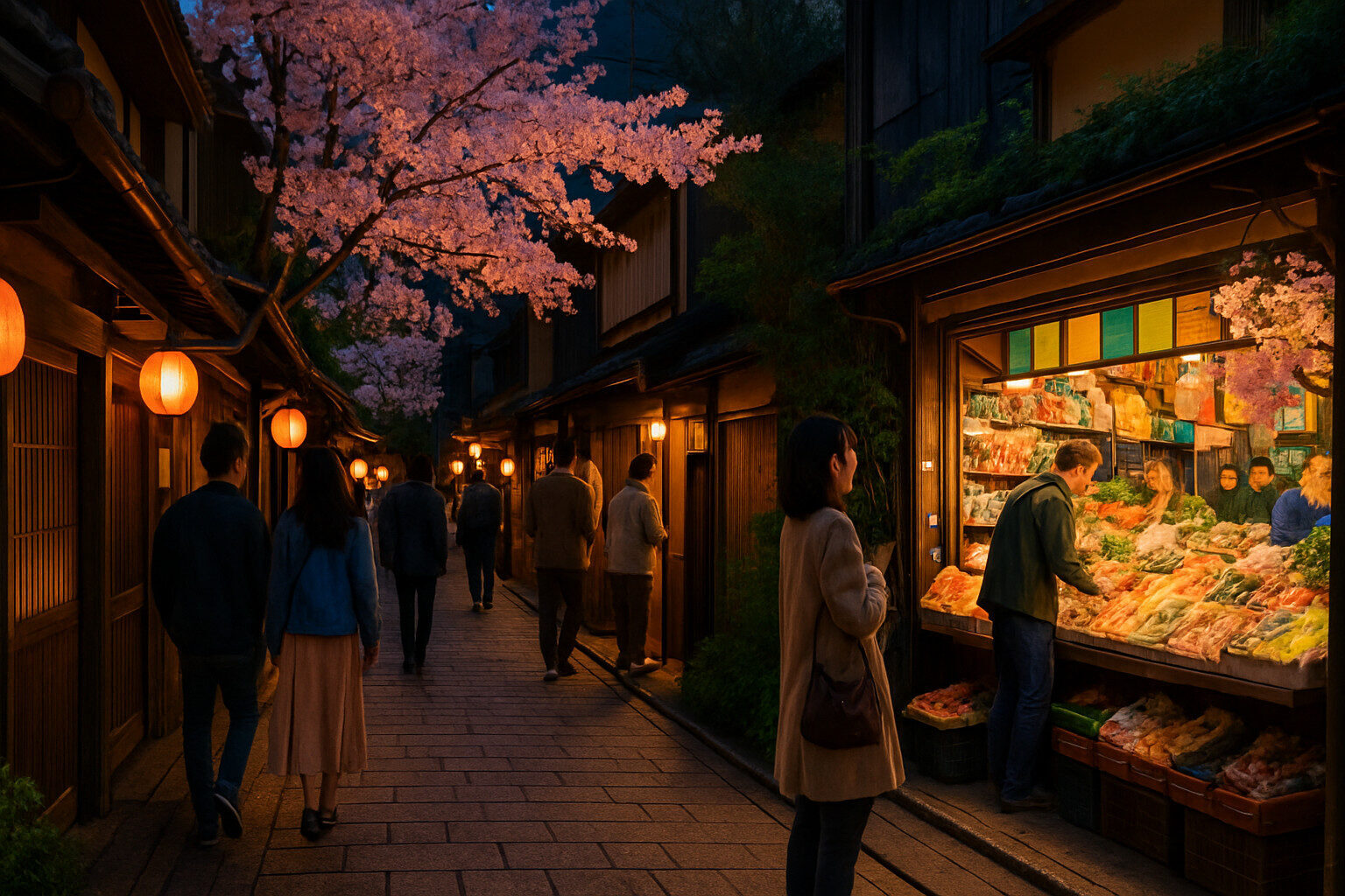 découvrez kyoto à travers le charmant quartier de pontocho et le vibrant marché nishiki. plongez dans l'atmosphère unique, explorez des ruelles pittoresques, savourez des mets locaux et imprégnez-vous de la culture japonaise authentique. une expérience inoubliable vous attend dans ces lieux emblématiques de la ville.