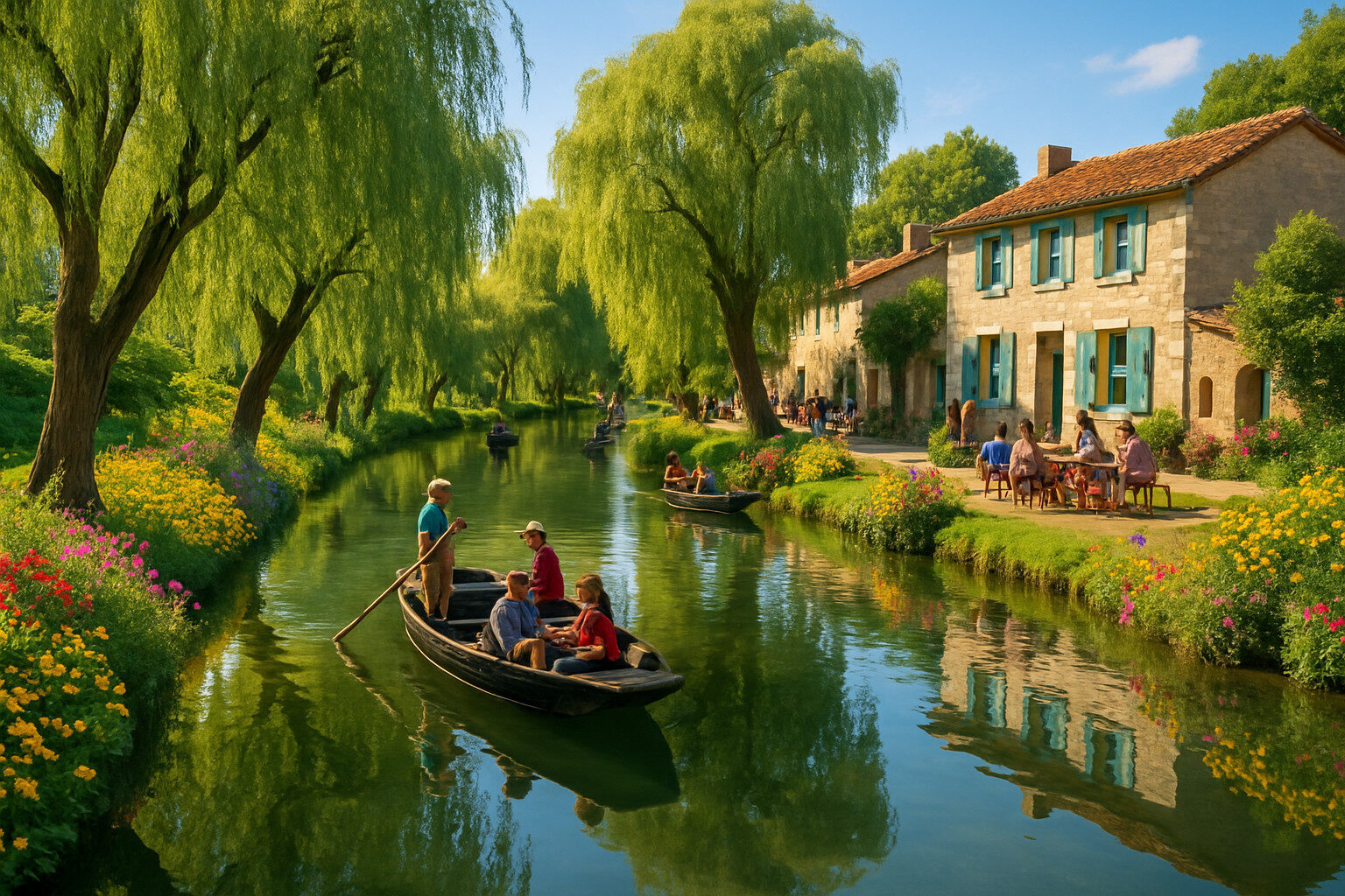 découvrez le marais poitevin, surnommé la venise verte, une destination unique en france. plongez dans un monde de paysages enchanteurs, de canaux paisibles et d'une biodiversité exceptionnelle. explorez ses charmants villages, savourez des spécialités locales et vivez des expériences inoubliables au cœur de cette nature préservée.