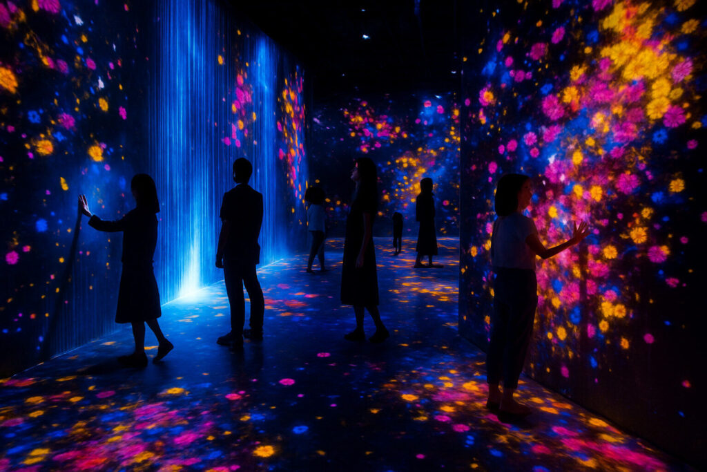 Explorez l'univers immersif des musées teamLab à Tokyo