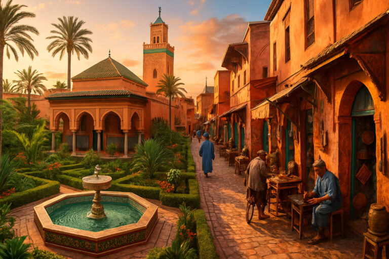 Marrakech autrement : le Jardin Secret et le quartier Bab Doukkala
