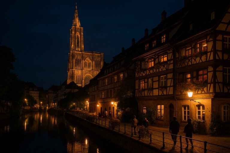 Strasbourg : nos conseils pour une promenade nocturne r&eacute;ussie