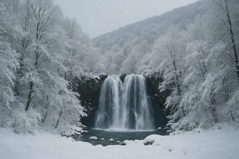Un dimanche d’hiver dans l’Allier : la cascade de la Pisserotte