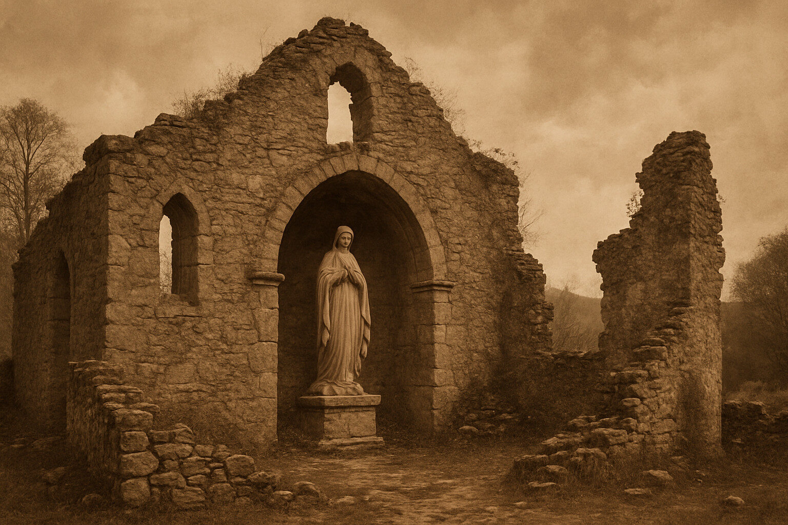 partez à la découverte de l'ermitage oublié de notre dame de larrauri : histoire, mystères et patrimoine d’un lieu secret niché au cœur de la nature.