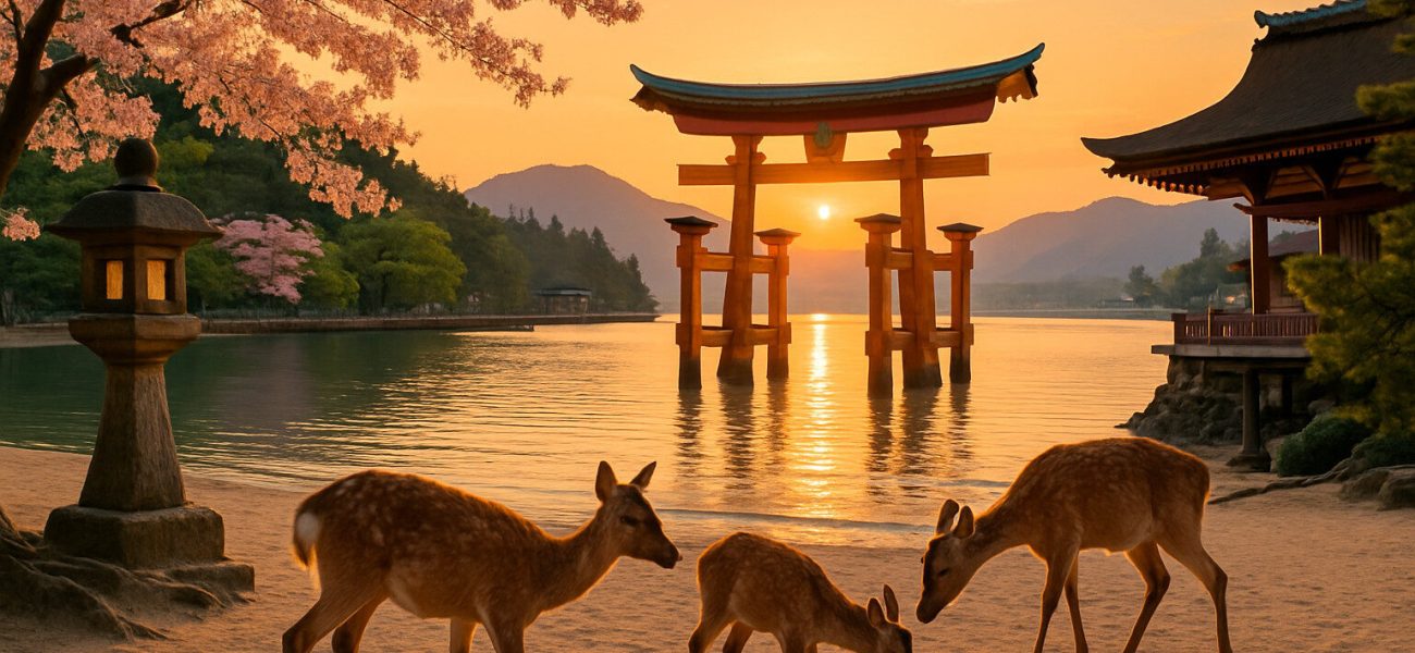 découvrez miyajima, l'île aux daims au japon, un havre de paix où nature et culture se rencontrent. admirez le majestueux torii flottant, déambulez entre les cerfs paisibles et explorez les temples historiques dans un cadre enchanteur. une expérience inoubliable vous attend sur cette île classée au patrimoine mondial de l'unesco.