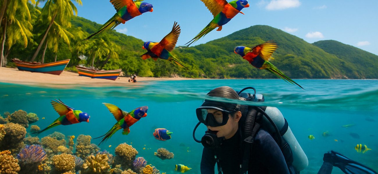 découvrez deshaies en guadeloupe, un paradis tropical où la plongée sous-marine rencontre la beauté des loriquets colorés. explorez les fonds marins riches en biodiversité et admirez ces oiseaux exotiques dans leur habitat naturel. une expérience inoubliable vous attend!