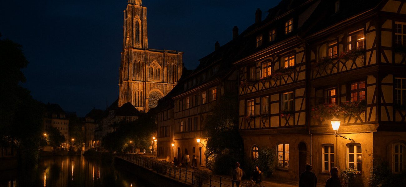 découvrez la magie de strasbourg sous les étoiles avec notre promenade nocturne. flânez dans les ruelles illuminées, admirez l'architecture féérique et vivez une expérience inoubliable au cœur de cette ville historique.