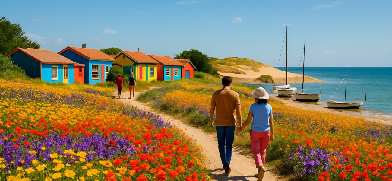 découvrez l'île d'oléron, un véritable kaléidoscope de couleurs ! partez pour une balade inoubliable à travers ses paysages pittoresques, ses plages dorées et ses villages charmants. laissez-vous séduire par la beauté des paysages naturels et la richesse de la flore locale, et vivez une expérience unique au cœur de cette île enchanteuse.