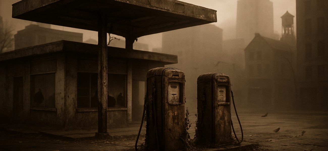 d&eacute;couvrez l'histoire fascinante d'une station-service oubli&eacute;e, nich&eacute;e au c&oelig;ur de la ville. plongez dans un pass&eacute; oubli&eacute; et explorez les secrets myst&eacute;rieux de cet endroit unique, symbole d'une &eacute;poque r&eacute;volue.